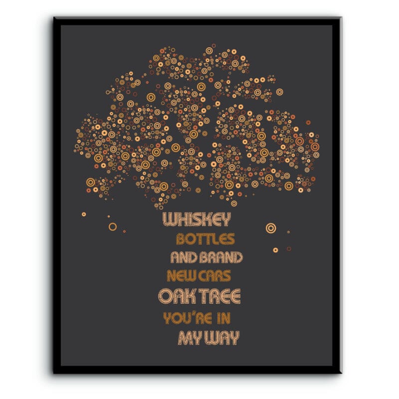 That Smell by Lynyrd Skynyrd - Lyric Wall Music Art Print Song Lyrics Art Song Lyrics Art 8x10 Plaque Mount