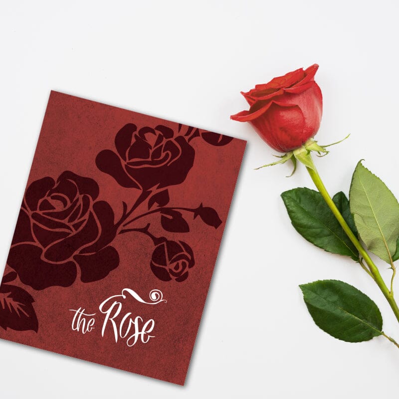 The Rose by Bette Midler - Lyric 70s Music Love Song Print Song Lyrics Art Song Lyrics Art 8x10 Unframed Print
