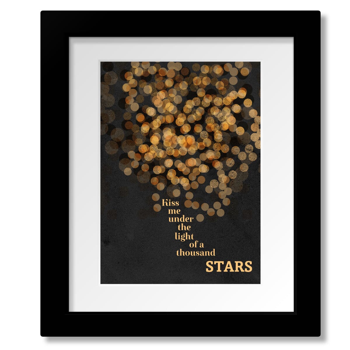 Thinking Out Loud by Ed Sheeran - Wedding Pop Song Print Song Lyrics Art Song Lyrics Art 8x10 Matted and Framed Print