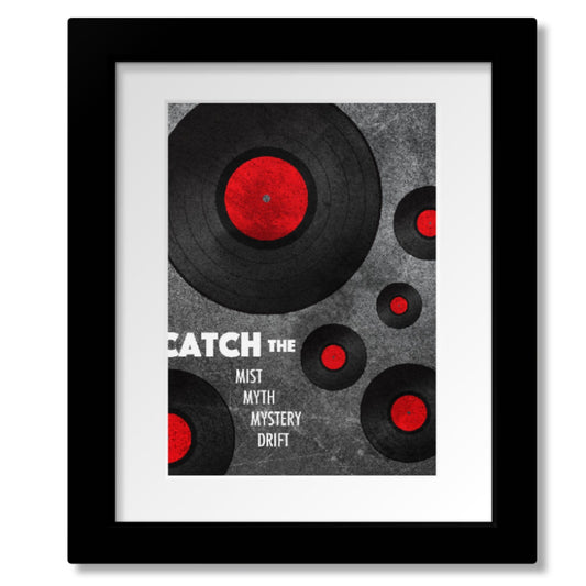 Tom Sawyer by Rush - Lyrically Inspired Song Print Artwork Song Lyrics Art Song Lyrics Art 8x10 Matted and Framed Print