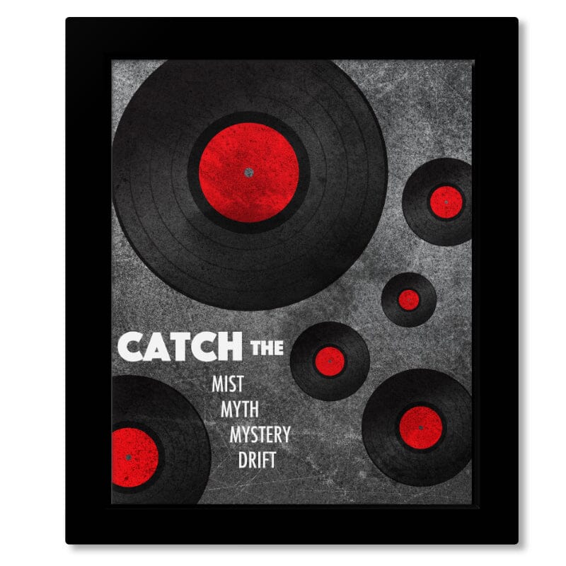 Tom Sawyer by Rush - Lyrically Inspired Song Print Artwork Song Lyrics Art Song Lyrics Art 8x10 Framed Print (without mat)