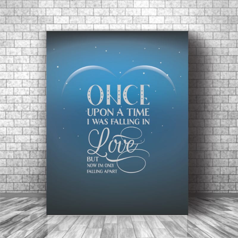 Total Eclipse of the Heart by Bonnie Tyler - 80s Love Song Song Lyrics Art Song Lyrics Art 11x14 Canvas Wrap