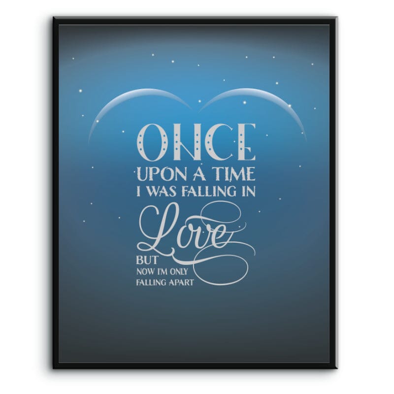 Total Eclipse of the Heart by Bonnie Tyler - 80s Love Song Song Lyrics Art Song Lyrics Art 8x10 Plaque Mount