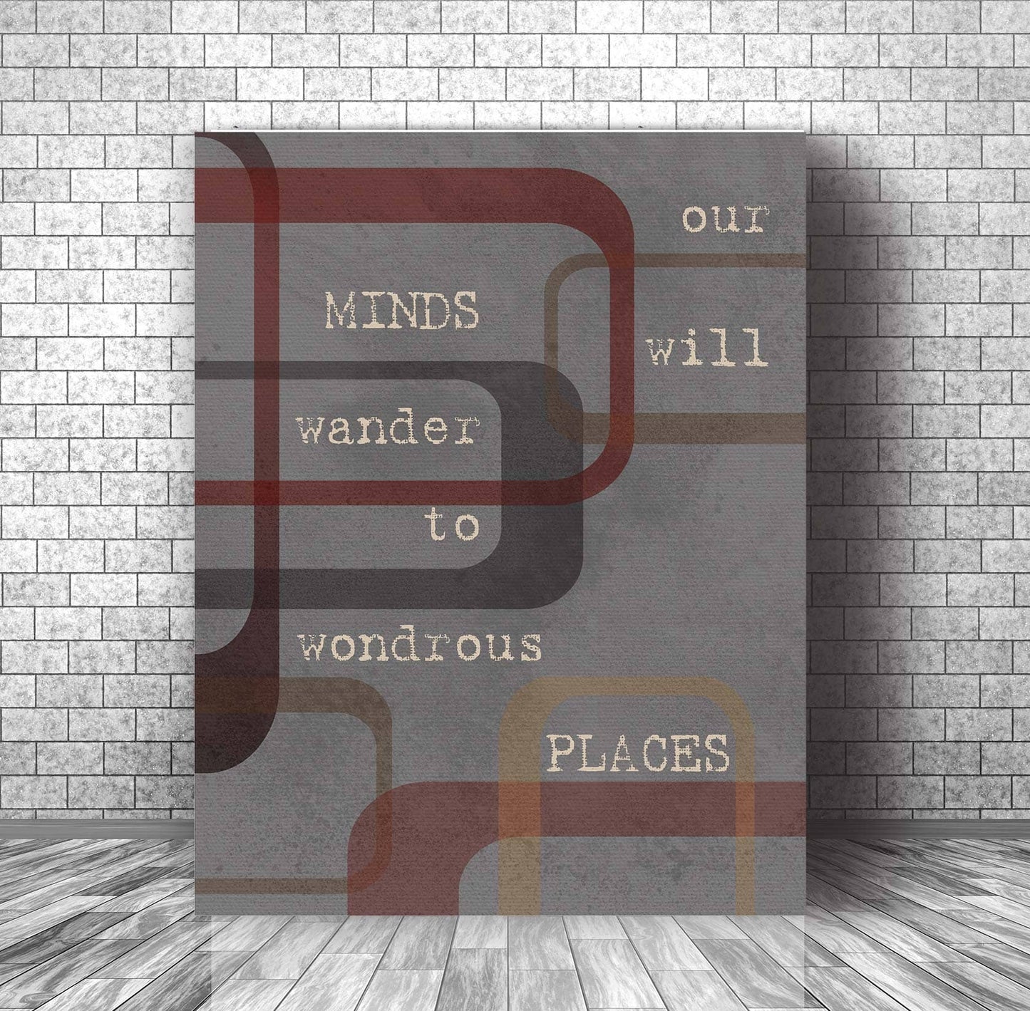 Tripping Billies by Dave Matthews Band - Rock Music Print Song Lyrics Art Song Lyrics Art 11x14 Canvas Wrap