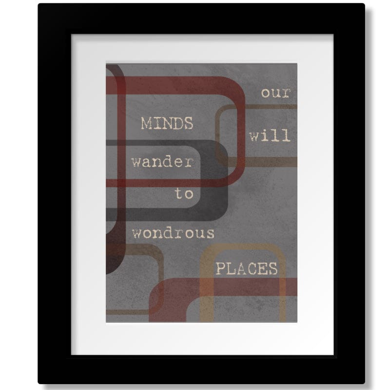 Tripping Billies by Dave Matthews Band - Rock Music Print Song Lyrics Art Song Lyrics Art 8x10 Matted and Framed Print