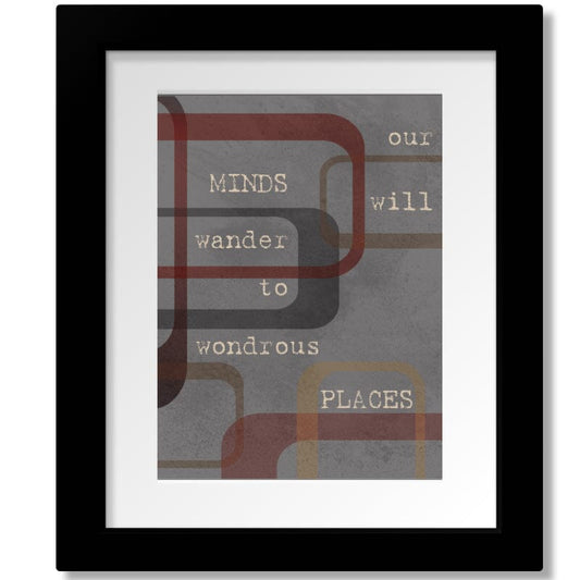 Tripping Billies by Dave Matthews Band - Rock Music Print Song Lyrics Art Song Lyrics Art 8x10 Matted and Framed Print