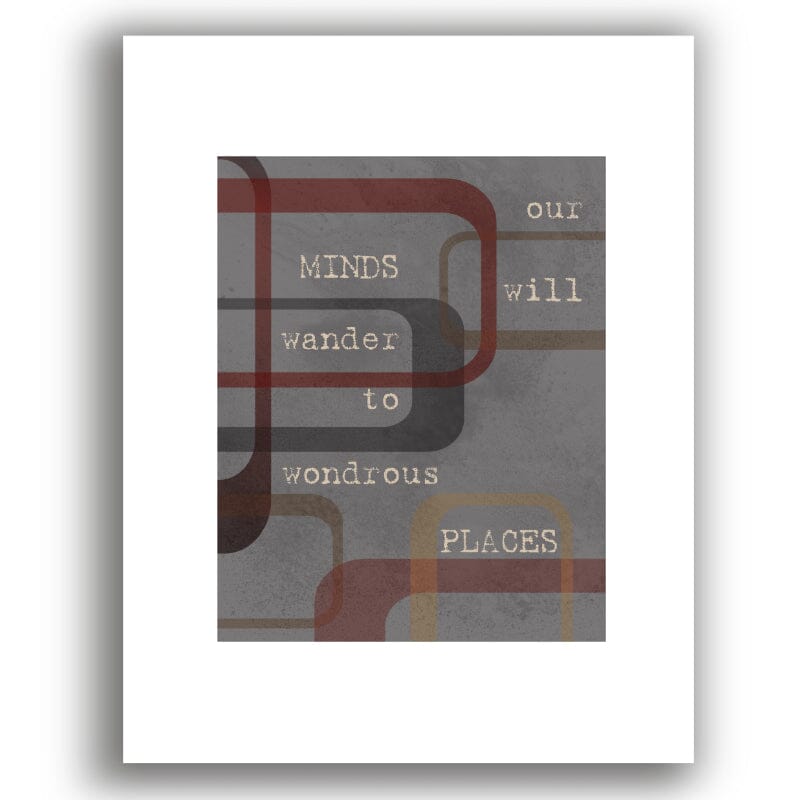 Tripping Billies by Dave Matthews Band - Rock Music Print Song Lyrics Art Song Lyrics Art 8x10 White Matted Print
