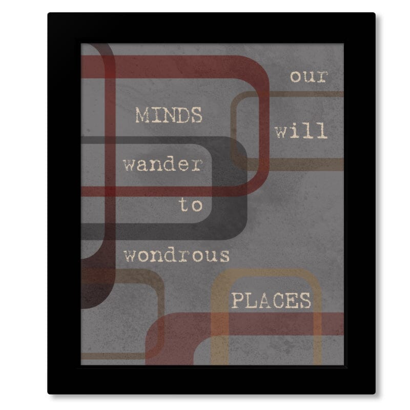 Tripping Billies by Dave Matthews Band - Rock Music Print Song Lyrics Art Song Lyrics Art 8x10 Framed Print (without mat)