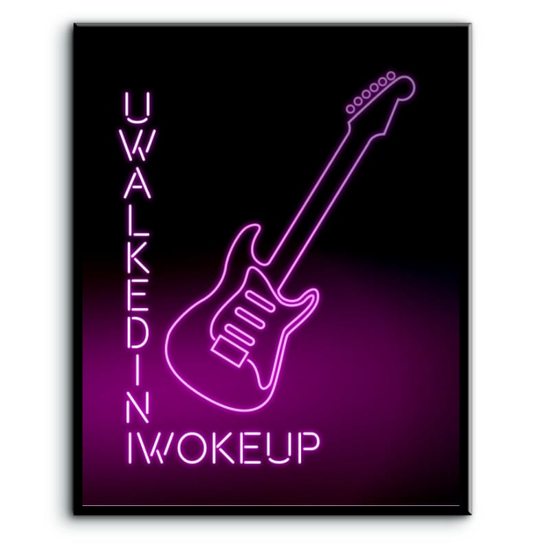 U Got the Look by Prince - Rock Song Lyric Music Print Art Song Lyrics Art Song Lyrics Art 8x10 Plaque Mount