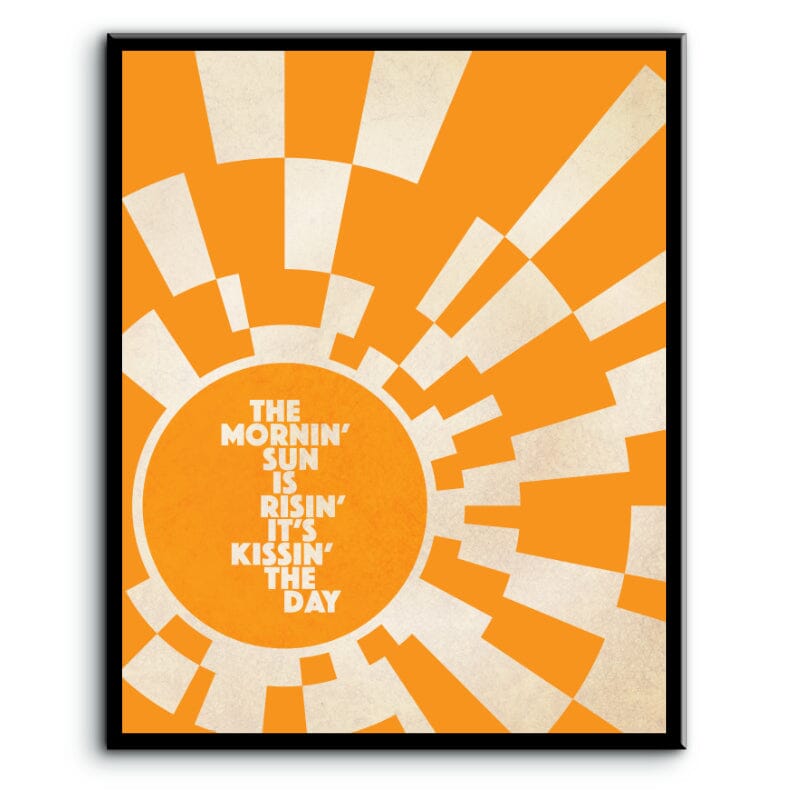 Wheel in the Sky by Journey - Song Lyrics Music Quote Art Song Lyrics Art Song Lyrics Art 8x10 Plaque Mount