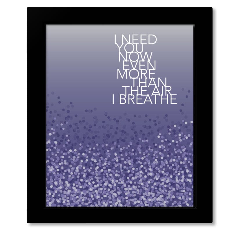 When You Got a Good Thing by Lady Antebellum - Pop Song Art Song Lyrics Art Song Lyrics Art 8x10 Framed Print without Mat
