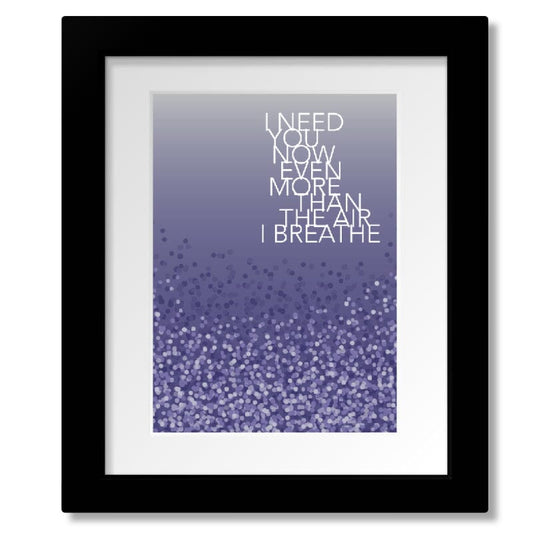 When You Got a Good Thing by Lady Antebellum - Pop Song Art Song Lyrics Art Song Lyrics Art 8x10 White Matted and Framed Print