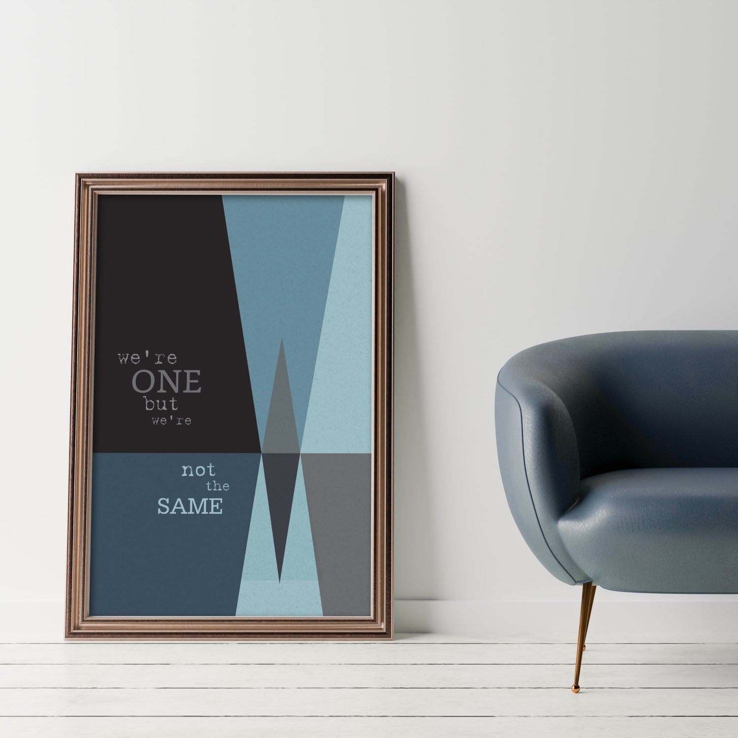 One by U2 Song Lyric Inspired Artwork