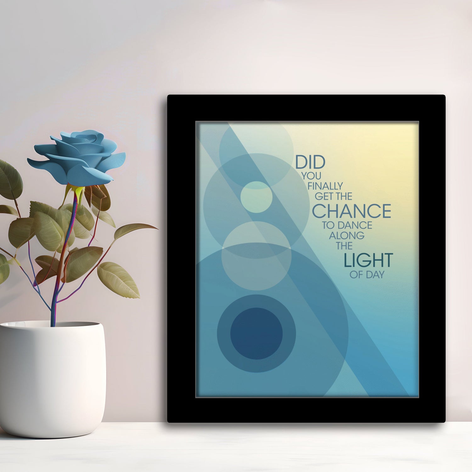 Drops of Jupiter by Train - Song Lyrics Art Print