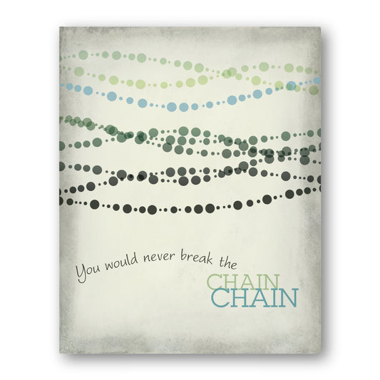 The Chain by Fleetwood Mac - Rock Music Song Lyric Print