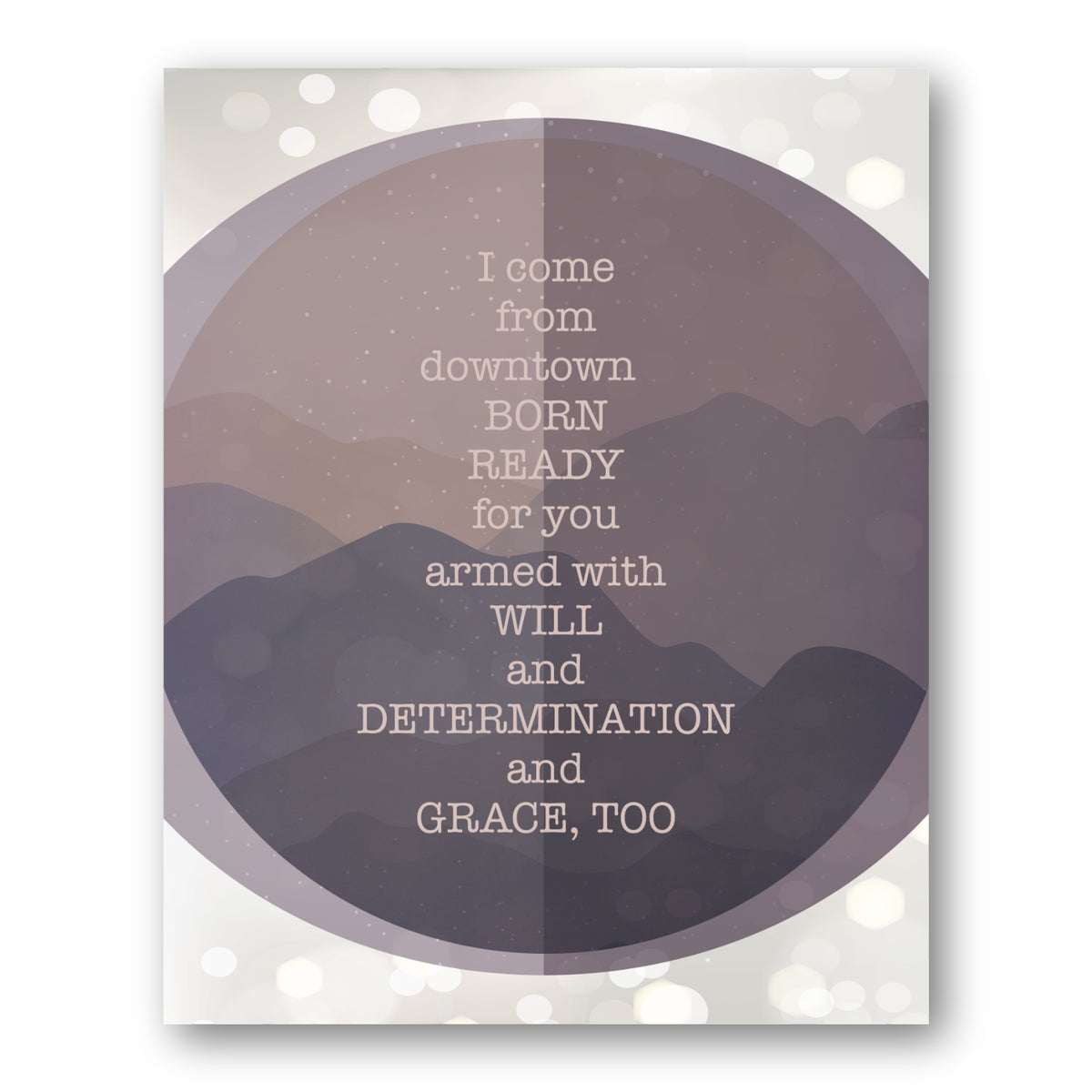 Grace, Too by the Tragically Hip - Music Quote Wall Decor