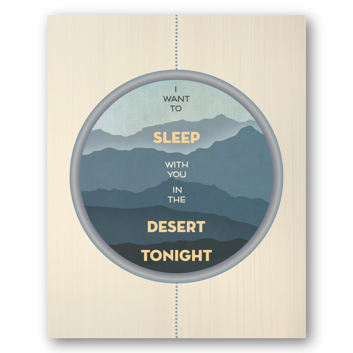 Peaceful Easy Feeling by the Eagles - Music Lyric Poster Art