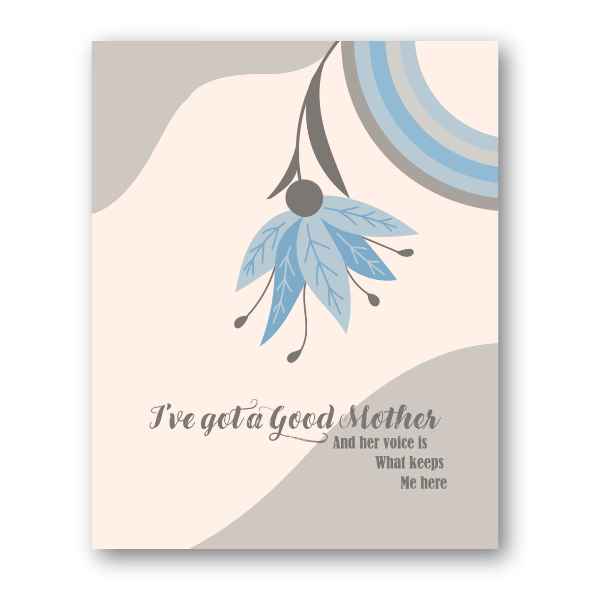 Good Mother by Jann Arden - Wall Art Illustration Inspired Song Lyric Print Retro Music Art