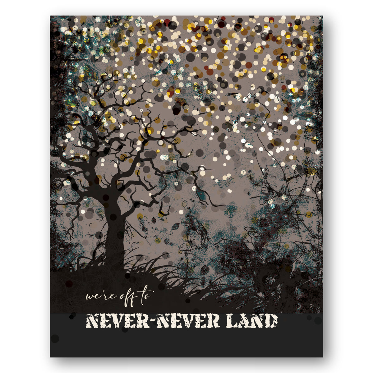 Enter Sandman by Metallica - Song Lyric Wall Visual Art Print