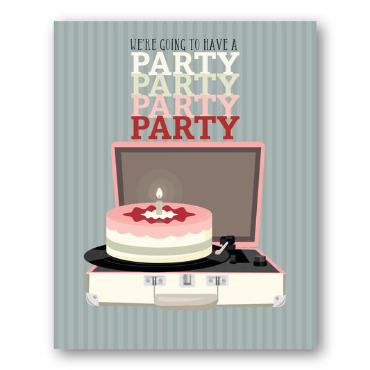 Birthday by the Beatles - Song Lyric Inspired Music Poster