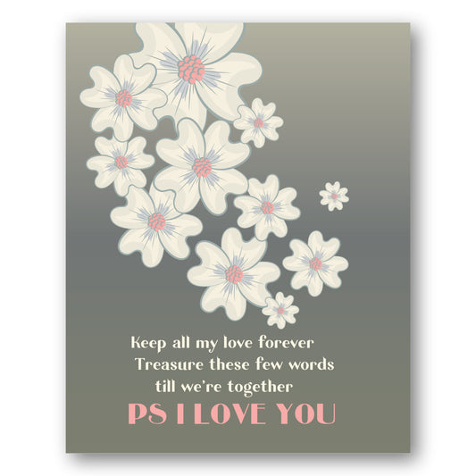 PS I Love You by Beatles - Music Memorabilia Love Song Art
