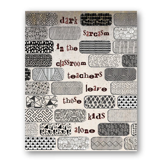 Another Brick in the Wall by Pink Floyd - Song Lyric Poster