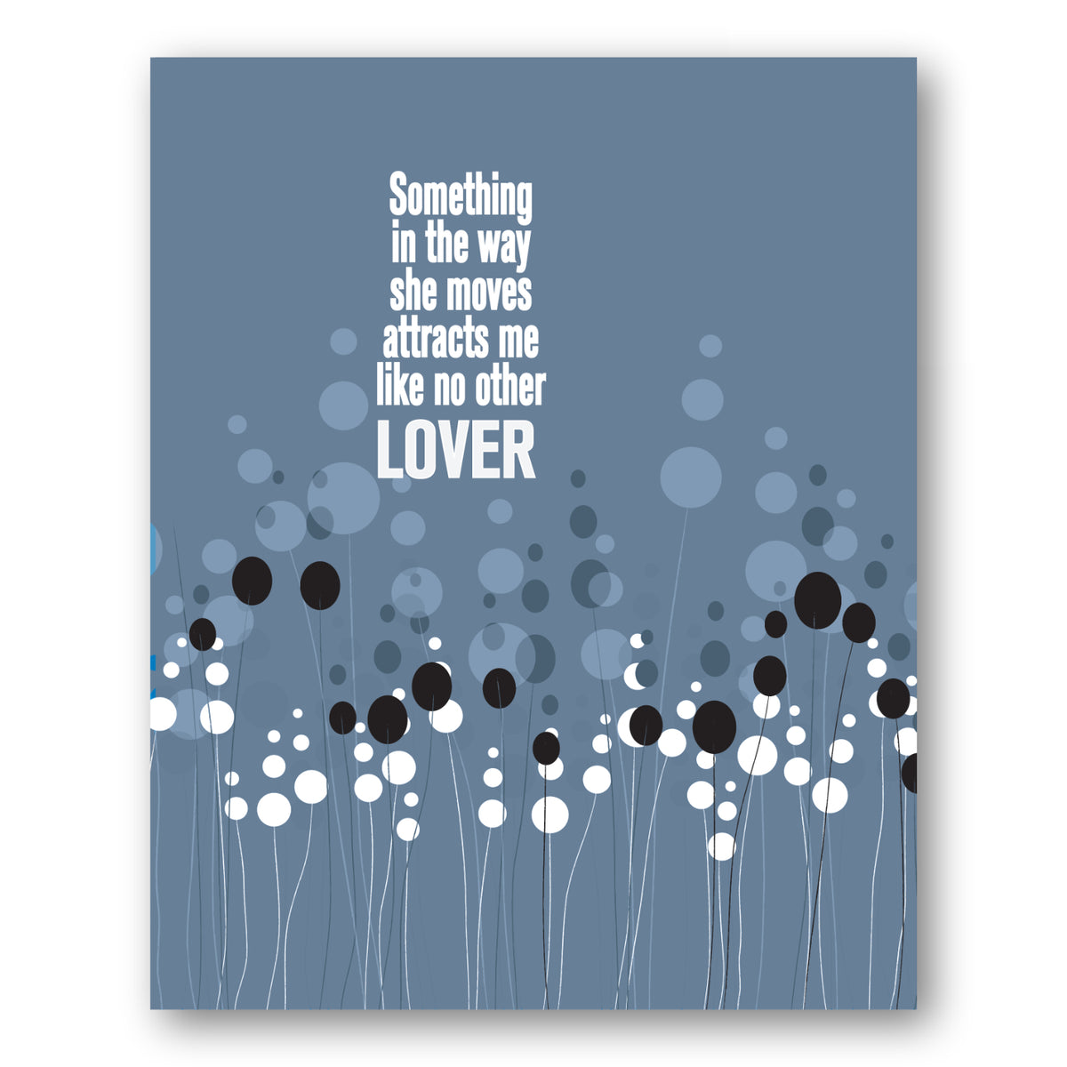 Something by the Beatles - Wedding Song Lyric Inspired Print