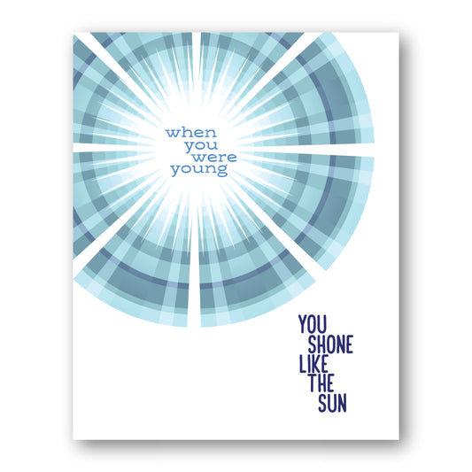 Shine on Crazy Diamond by Pink Floyd - Rock Song Lyric Art