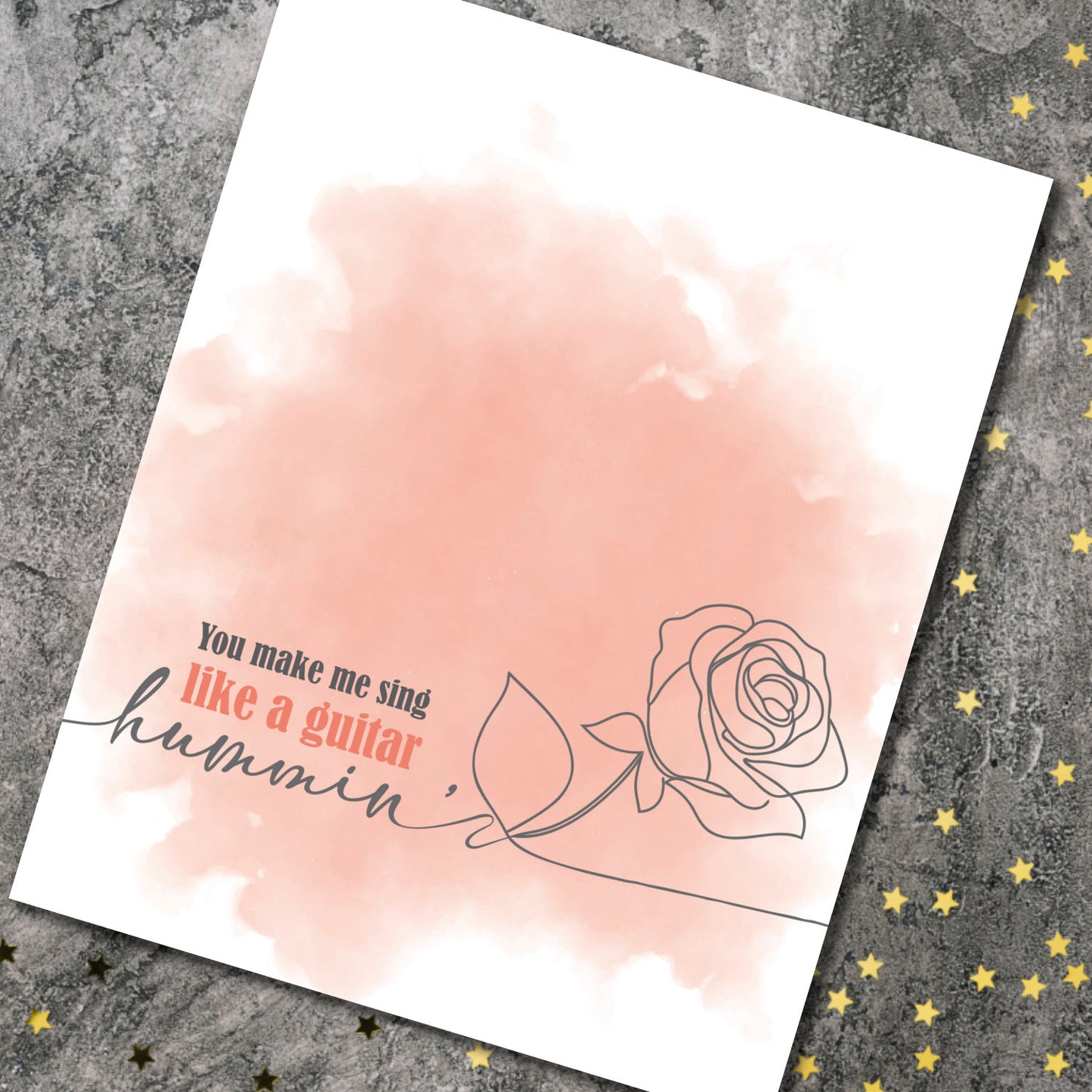 Cracklin' Rosie by Neil Diamond - Wall Decor Inspired Lyric Print Artwork