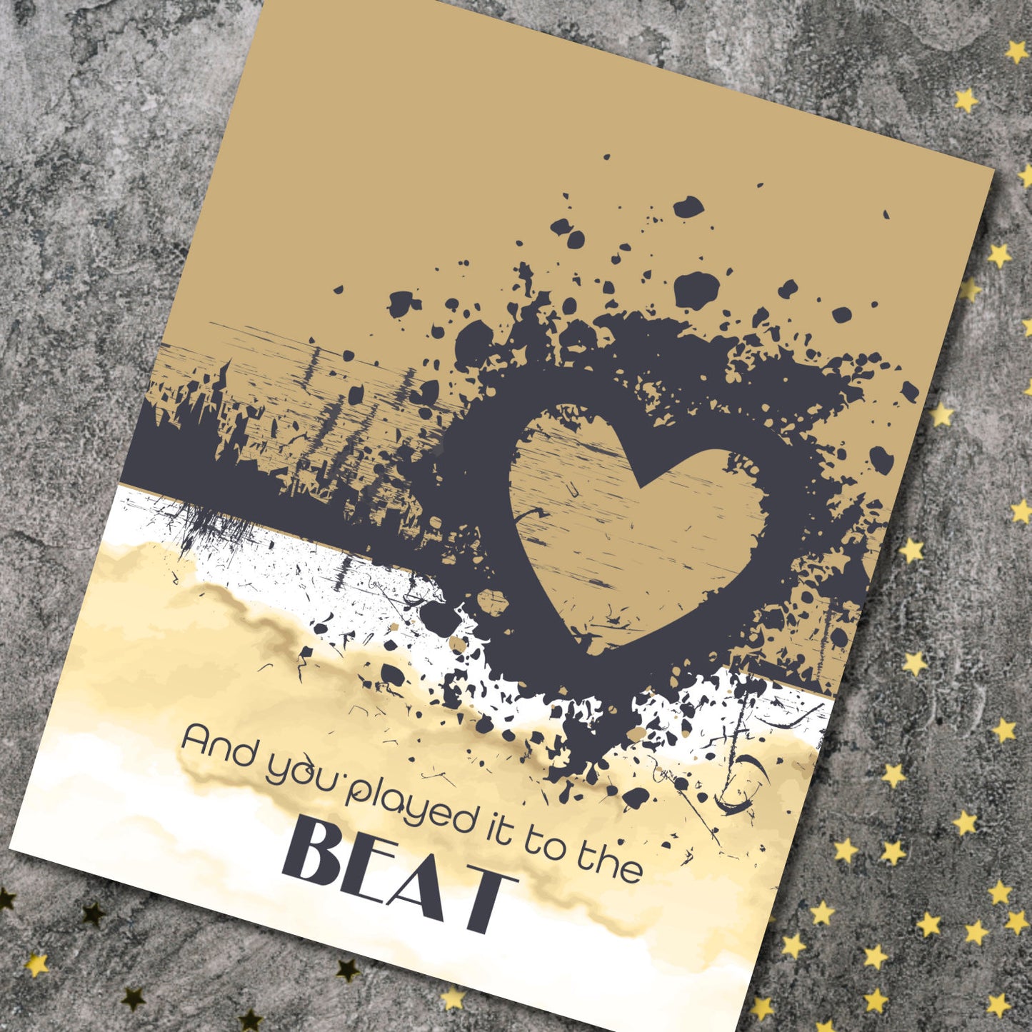 Rolling in the Deep by Adele - Lyric Art Wall Art Print