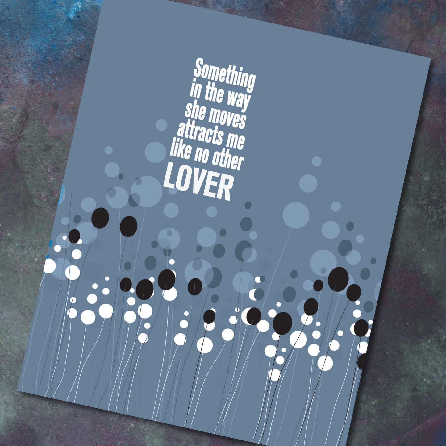 Something by the Beatles - Wedding Song Lyric Inspired Print