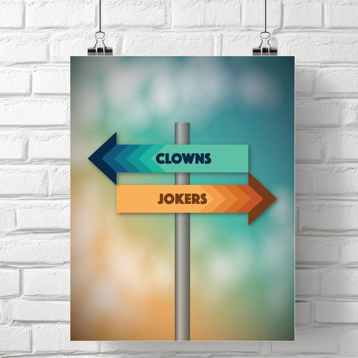 Stuck in the Middle by Stealers Wheel - 70s Song Lyric Print