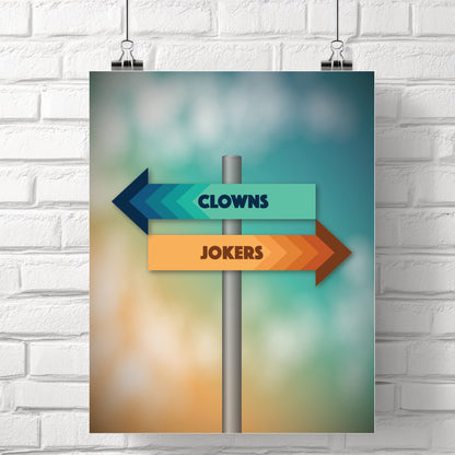 Stuck in the Middle by Stealers Wheel - 70s Song Lyric Print