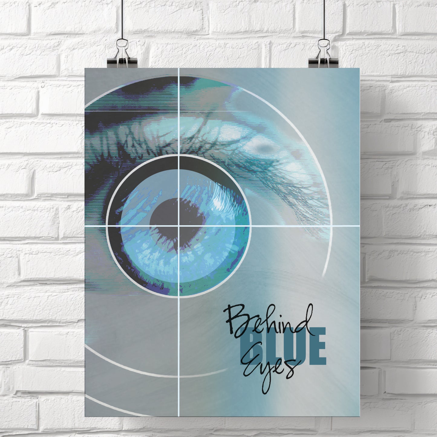 Behind Blue Eyes by The Who - Song Quote Lyric Print Art