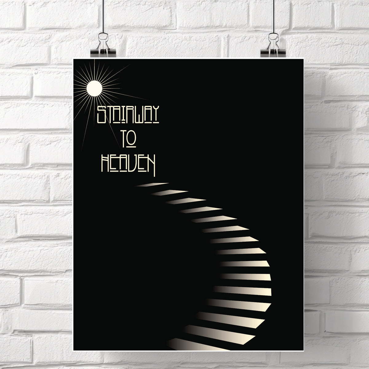 Stairway to Heaven by Led Zeppelin - Music Lyric Art Print