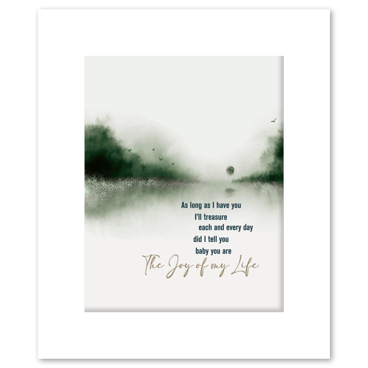 Joy of my Life by Chris Stapleton - Song Lyric Art Country Rock Wall Decor