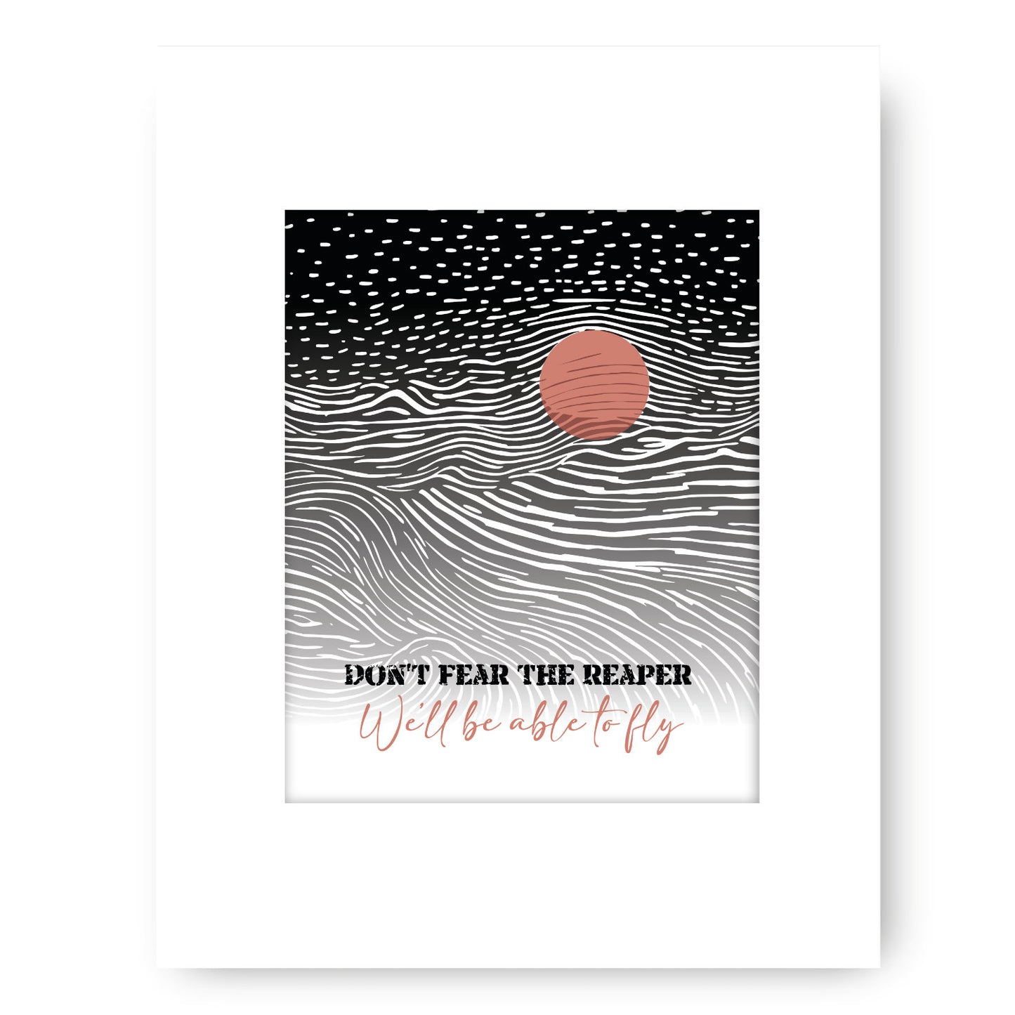 Don't Fear the Reaper by Blue Oyster Cult - Vintage Song Music Wall Art