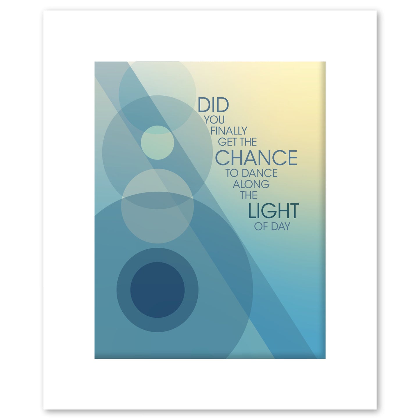 Drops of Jupiter by Train - Song Lyrics Wall Art Retro Music Print