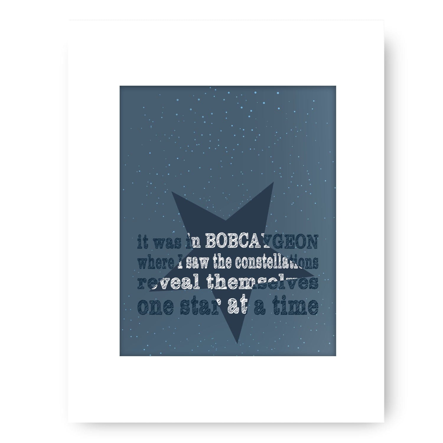Bobcaygeon by Tragically Hip - Music Poster Song Lyric Art Song Lyrics Art Song Lyrics Art 8x10 White Matted Print 
