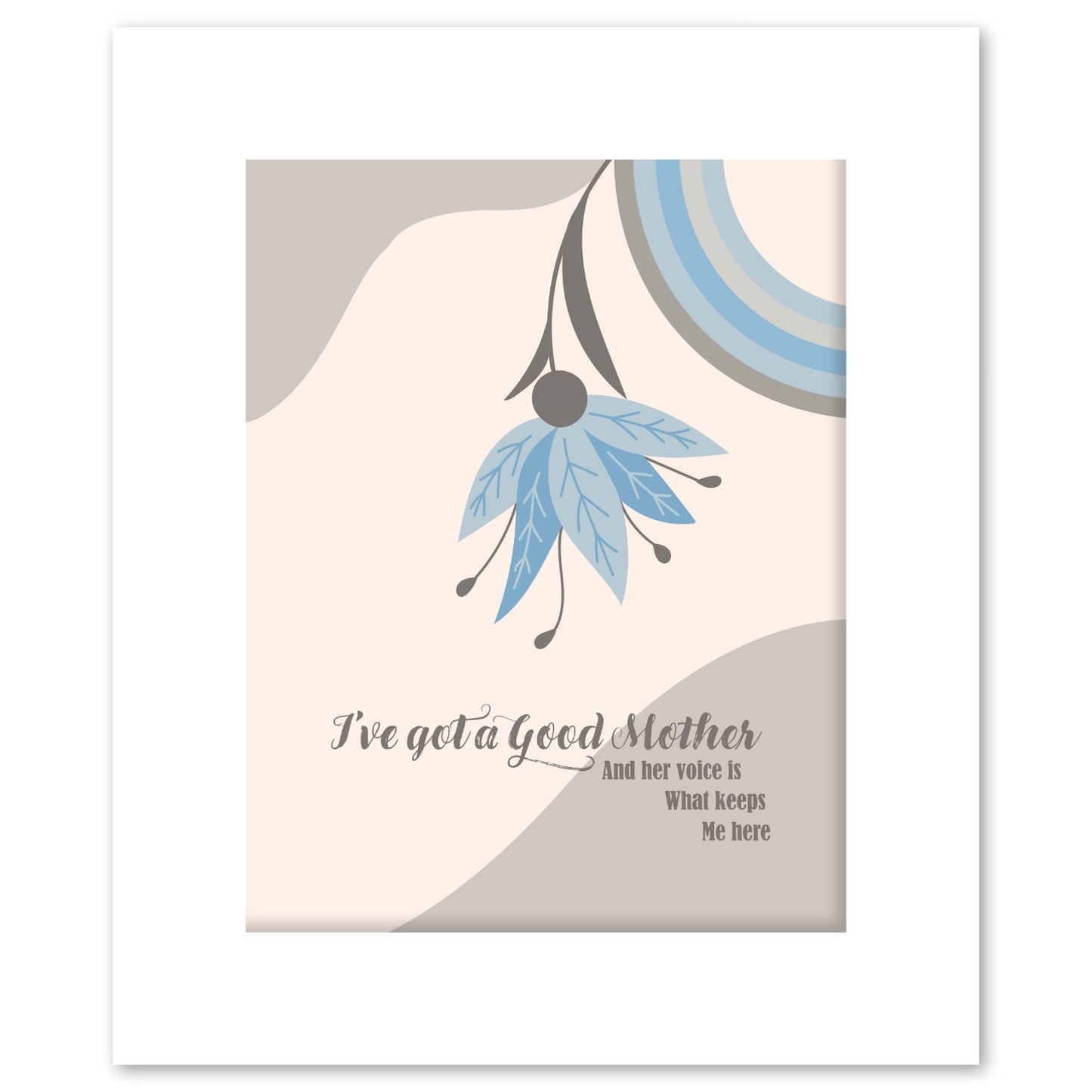 Good Mother by Jann Arden - Wall Art Illustration Inspired Song Lyric Print Retro Music Art