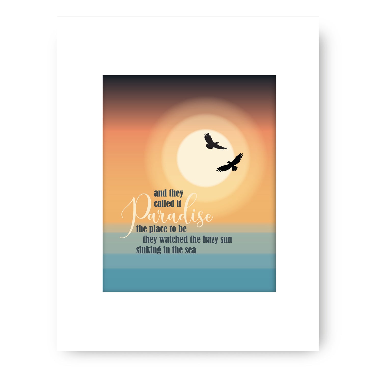 The Last Resort by the Eagles - Song Lyric Inspired Art Wall Print Room Aesthetic for Music Gallery
