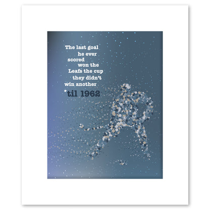 50 Mission Cap by the Tragically Hip - Song Lyric Art Print