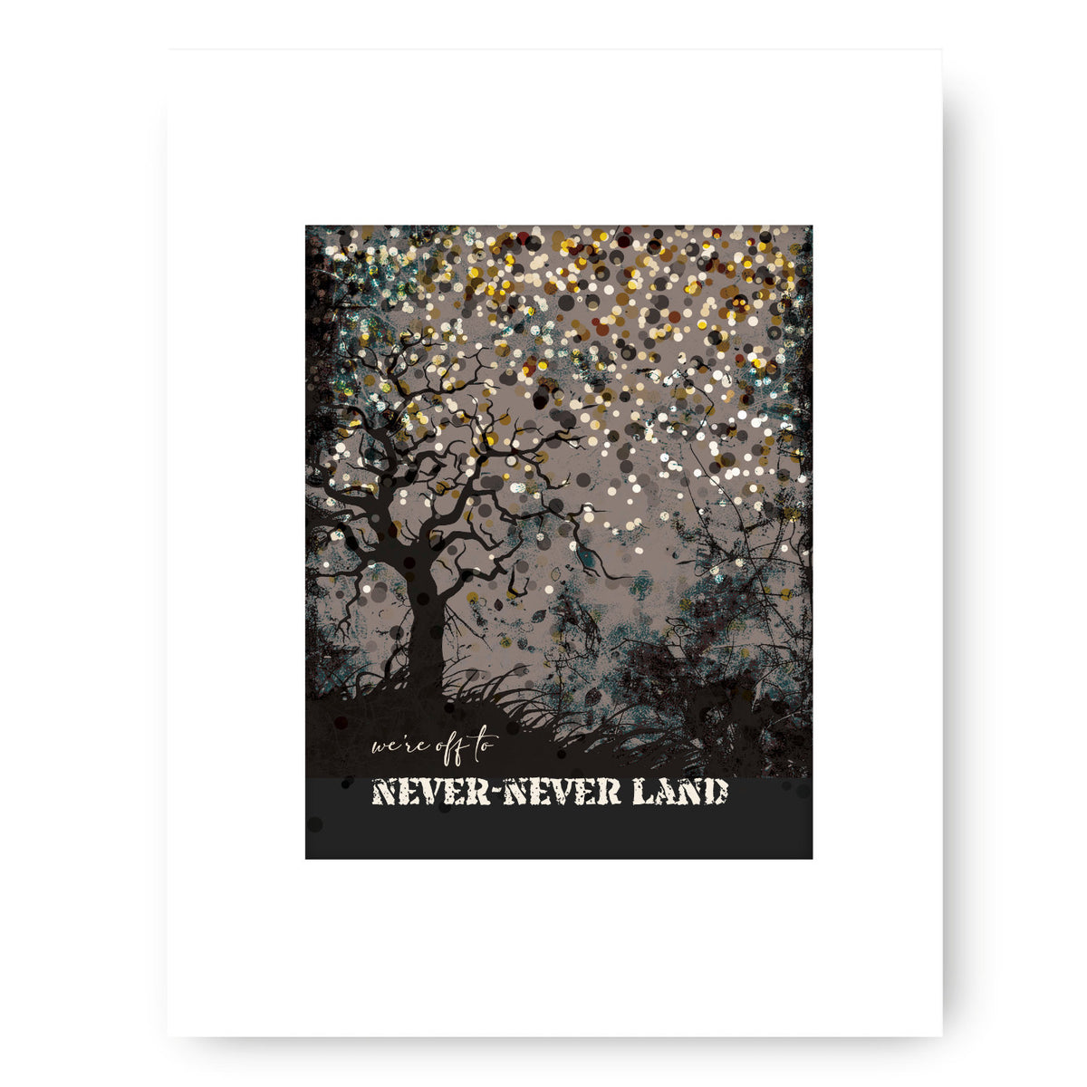 Enter Sandman by Metallica - Song Lyric Wall Visual Art Print
