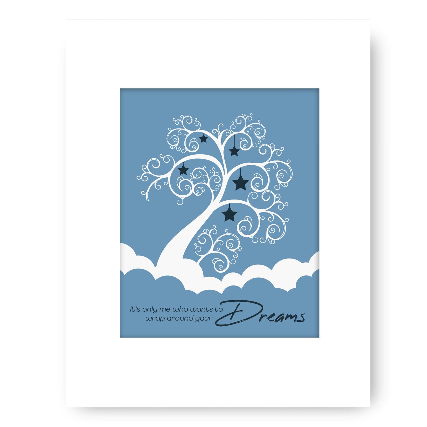 Dreams by Fleetwood Mac - Rock Music Song Lyric Art Print