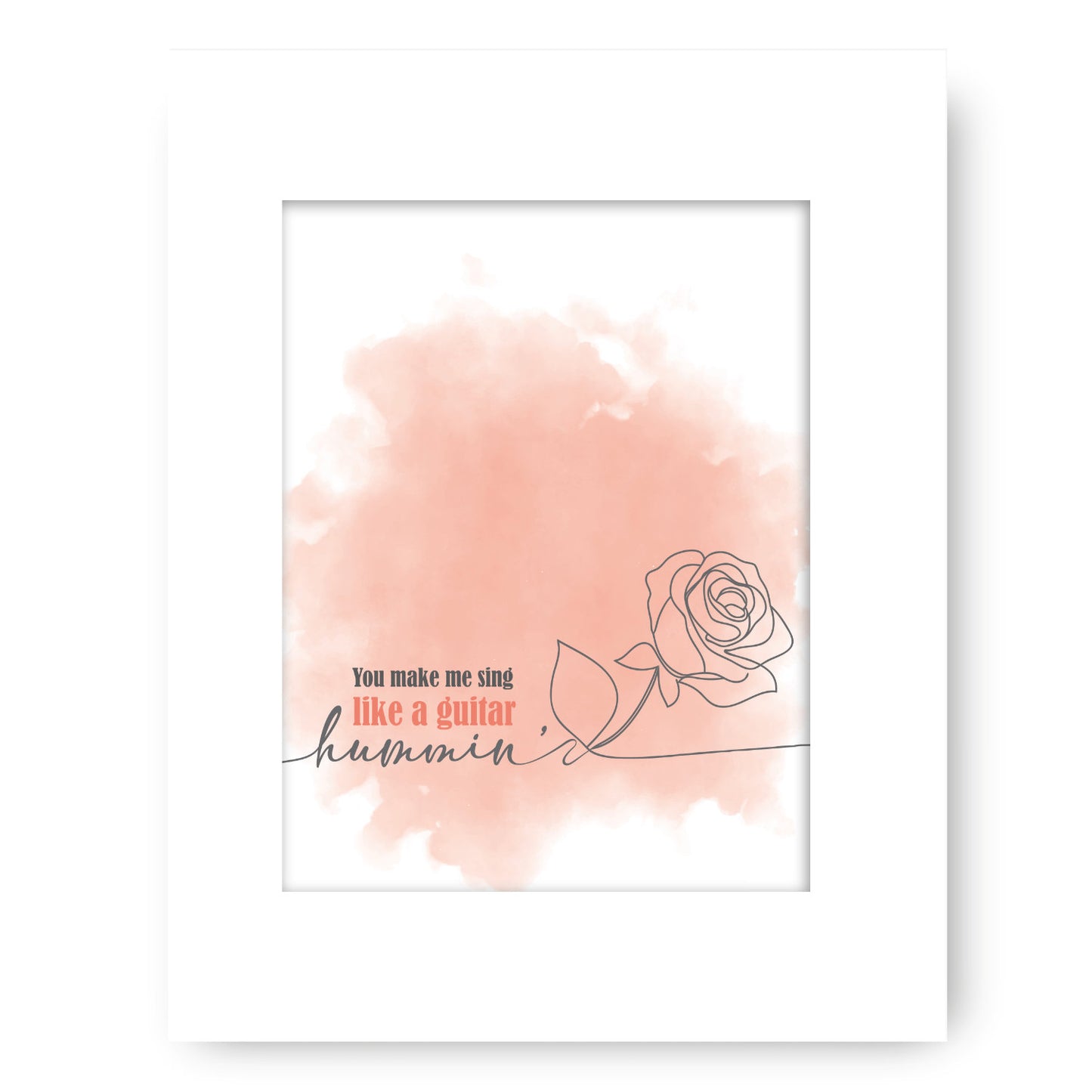 Cracklin' Rosie by Neil Diamond - Wall Decor Inspired Lyric Print Artwork