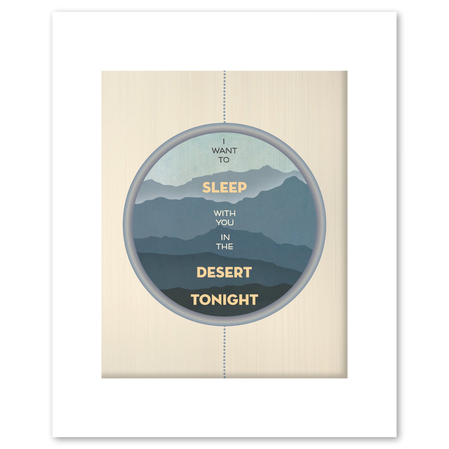 Peaceful Easy Feeling by the Eagles - Music Lyric Poster Art