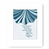 I Wish it Would Rain Down by Phil Collins - Song Lyric Poster