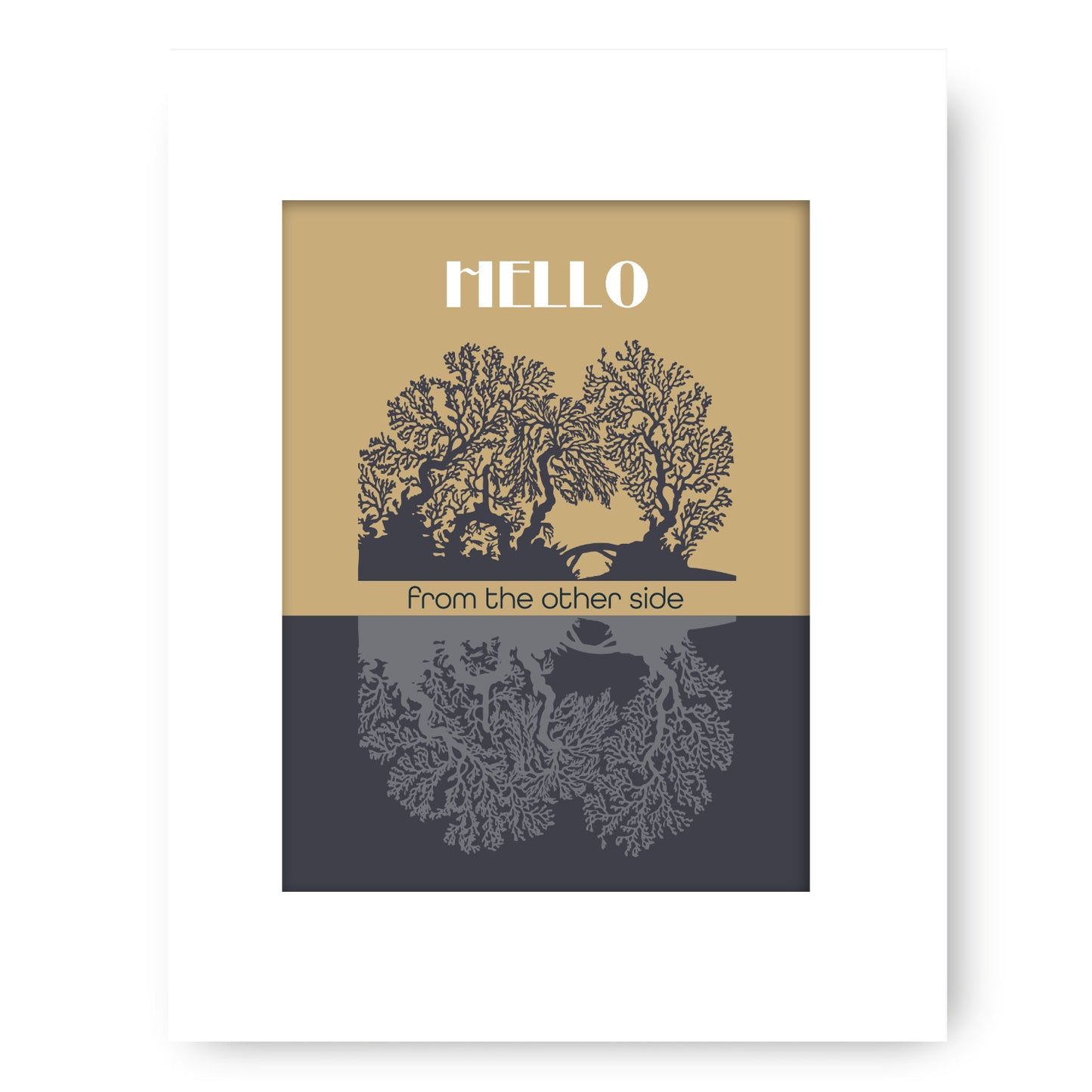 Hello by Adele - Song Lyrics Art Poster Wall Print Decor