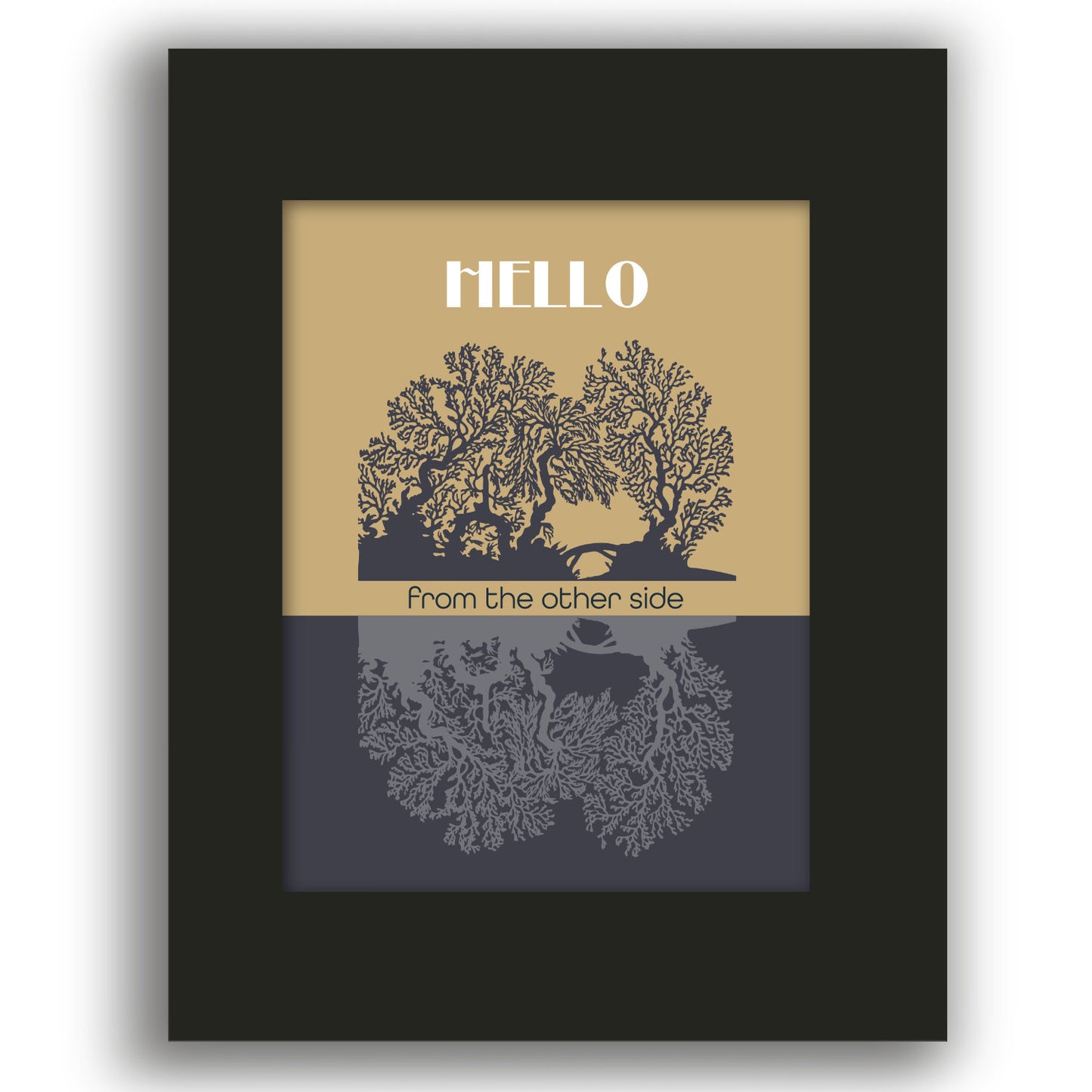 Hello by Adele - Song Lyrics Art Poster Wall Print Decor