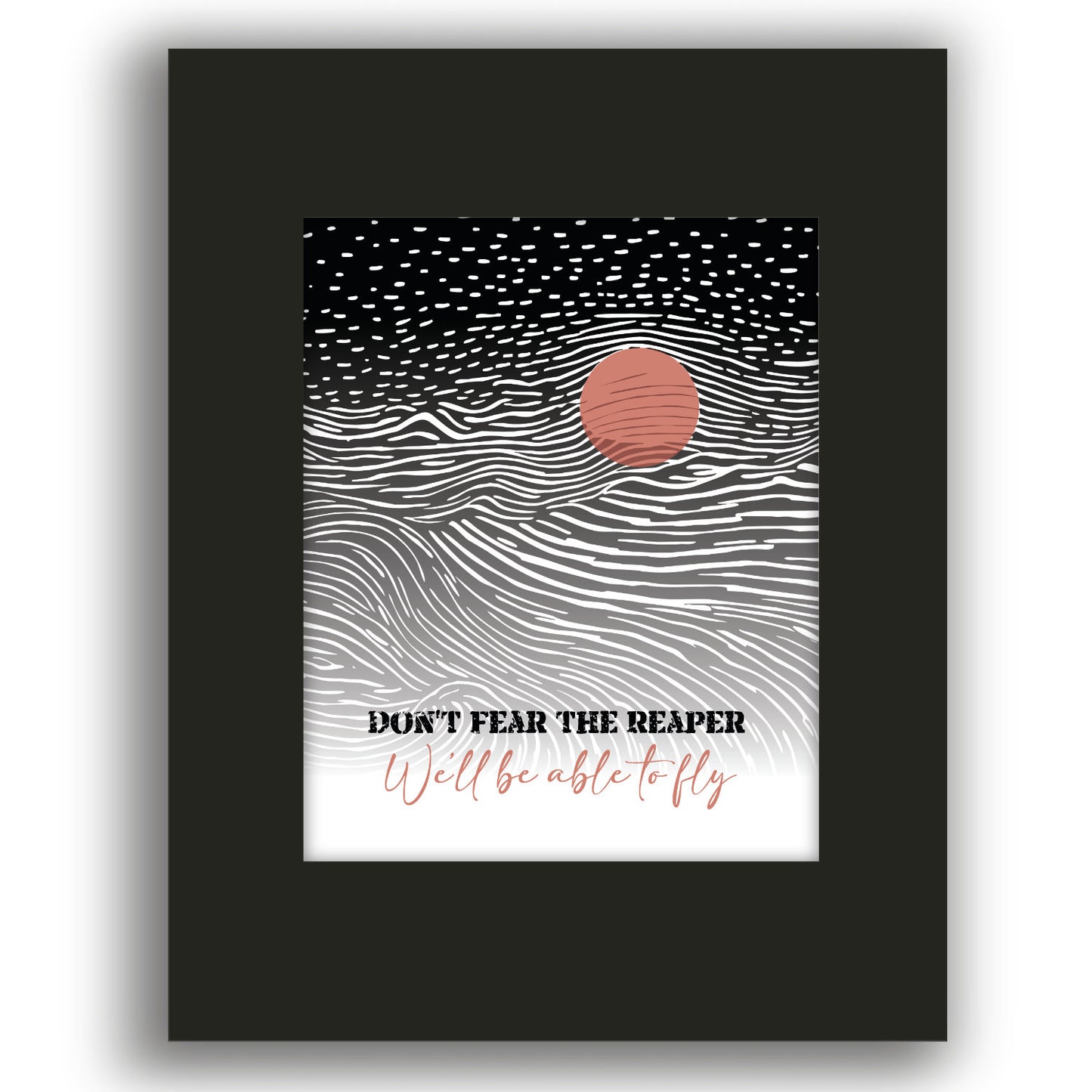 Don't Fear the Reaper by Blue Oyster Cult - Vintage Song Music Wall Art